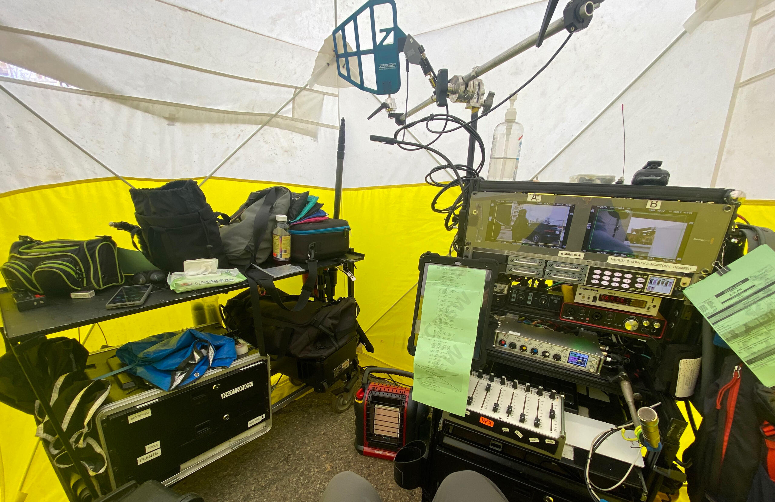 sound carts staying dry